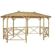 tonnelle en bois mael - burger